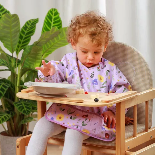 BabyOno előke - hosszú ujjas vízálló Garden 6hó-2év 1476/01