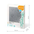 BabyOno babatakaró bambusz kötött 75x100cm szürke 1478/02