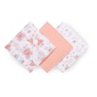 BabyOno textilpelenka színes 3db  rózsaszín 348/11