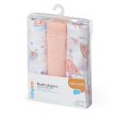 BabyOno textilpelenka színes 3db  rózsaszín 348/11