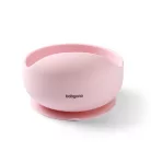 BabyOno tálka szilikon tapadó aljú rózsaszín 1481/02