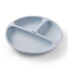 BabyOno tányér szilikon tapadó aljú háromrekeszes kék 1482/01