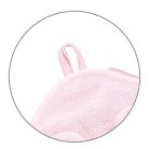 BabyOno fürdőlepedő kapucnis bambusz 100x100cm egérfülekkel rózsaszín 1553/01