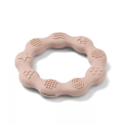 BabyOno rágóka - RING szilikon gyűrű bézs 825/04
