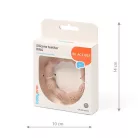 BabyOno rágóka - RING szilikon gyűrű bézs 825/04