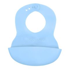   BabyOno előke - műanyag puha állítható világoskék 835/05