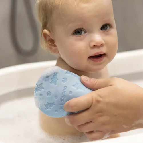BabyOno babafürdető szivacs puha kék 1640/02