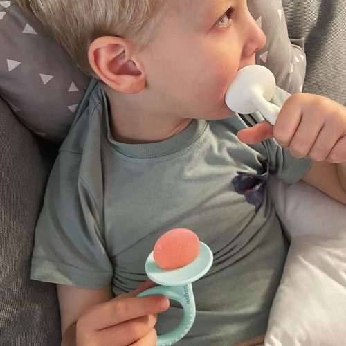 BabyOno rágóka csiga menta/rózsaszín 1597/01