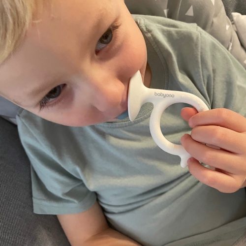 BabyOno rágóka csiga fehér/kék 1597/02