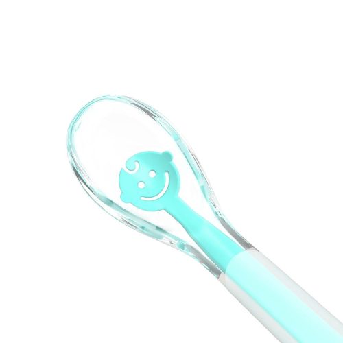 BabyOno etetőkanál Babamosoly puha szilikon kék 1460/01