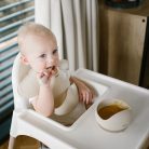 BabyOno etetőkanál szilikon flexibilis bézs 785/04