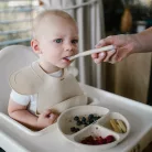 BabyOno etetőkanál szilikon flexibilis bézs 785/04