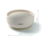 BabyOno tálka szilikon tapadó aljú bézs 1481/04