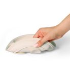 BabyOno tányér szilikon tapadó aljú háromrekeszes bézs 1482/04