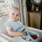 BabyOno előke szilikon állítható kék 1639/01