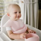 BabyOno előke szilikon állítható rózsaszín 1639/02