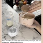 BabyOno tápszertartó doboz hordozható kanállal bézs 1544/02