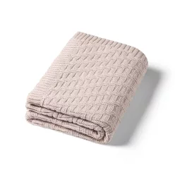   BabyOno babatakaró organikus pamut kötött 75x100cm bézs 1647/03
