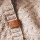 BabyOno babatakaró merino gyapjú kötött 75x100cm világos bézs 1648/01