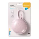 BabyOno cumitartó tok 2 cuminak szilikon cipzárral rózsaszín 1569/02