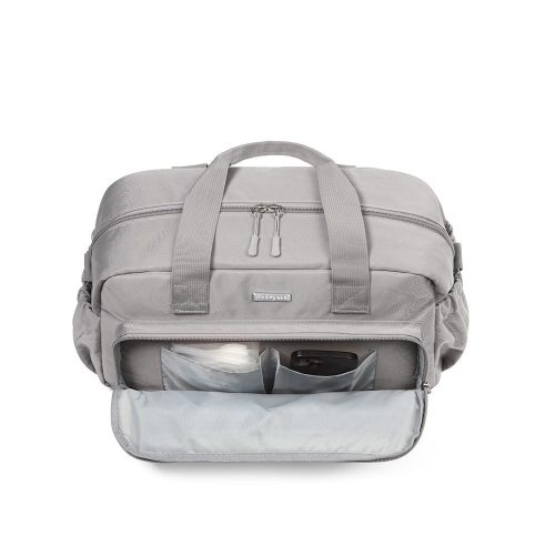 BabyOno pelenkázótáska kézipoggyász méretben 40x20x25 cm szürke 1650/02