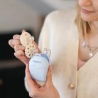 BabyOno cumitartó tok 2cuminak szilikon kék 1656/01