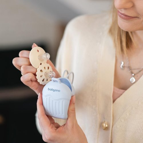 BabyOno cumitartó tok 2cuminak szilikon kék 1656/01