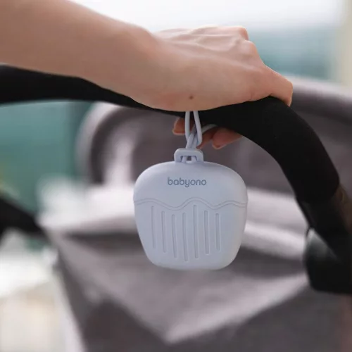 BabyOno cumitartó tok 2cuminak szilikon kék 1656/01