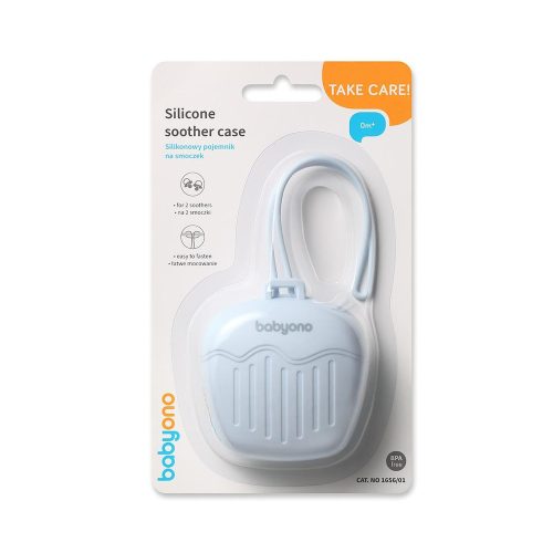 BabyOno cumitartó tok 2cuminak szilikon kék 1656/01