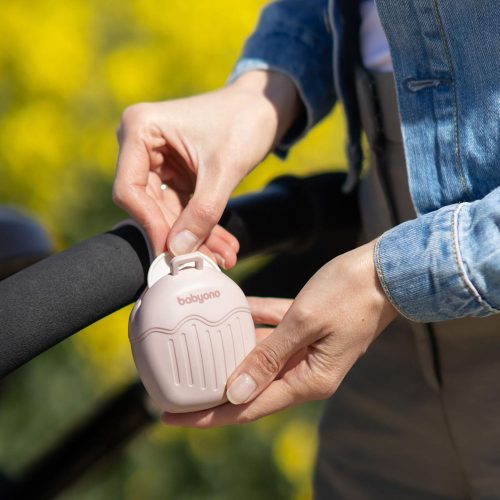 BabyOno cumitartó tok 2cuminak szilikon rózsaszín 1656/02