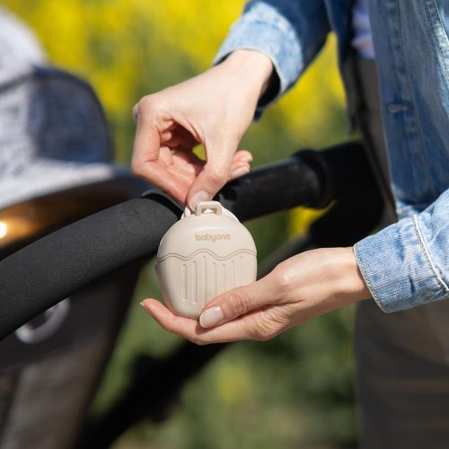 BabyOno cumitartó tok 2cuminak szilikon bézs 1656/03