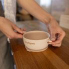 BabyOno babatányér - tapadó aljú, fedeles, mély bézs 1662/03