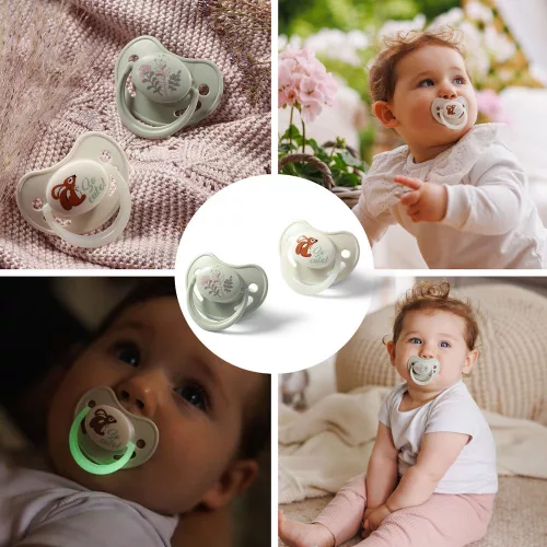 BabyOno játszócumi anatómiai szilikon dupla So Cute 6-18 hó 1670/02