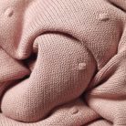 BabyOno babatakaró pamut/plüss kötött 75x100cm rózsaszín 1671/01