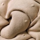 BabyOno babatakaró pamut/plüss kötött 75x100cm bézs 1671/02
