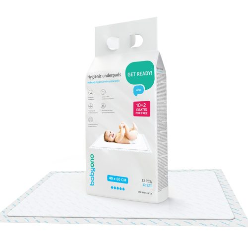 BabyOno pelenkázó alátét - 10 plusz 2 db 40x60cm 513/12