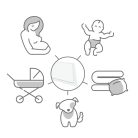 BabyOno pelenkázó alátét 10 plusz 2db 60x90cm 509/12