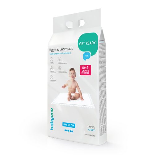 BabyOno pelenkázó alátét 10 plusz 2db 60x90cm 509/12