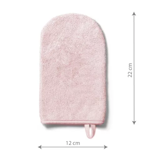 BabyOno fürdetőkesztyű - bambusz púderrózsaszín 347/10