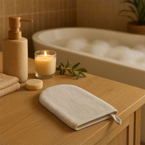 BabyOno fürdetőkesztyű - bambusz bézs 347/11