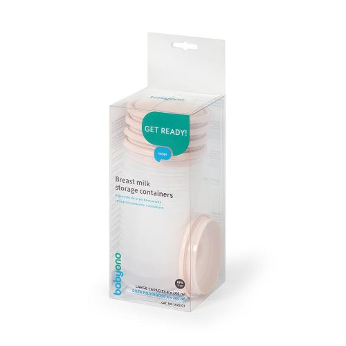 BabyOno tejtároló pohár fedéllel 4db 1028/01