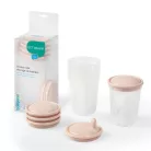 BabyOno tejtároló pohár fedéllel 4db 1028/01