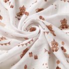 BabyOno textilpelenka színes 3db bambusz barna 397/15