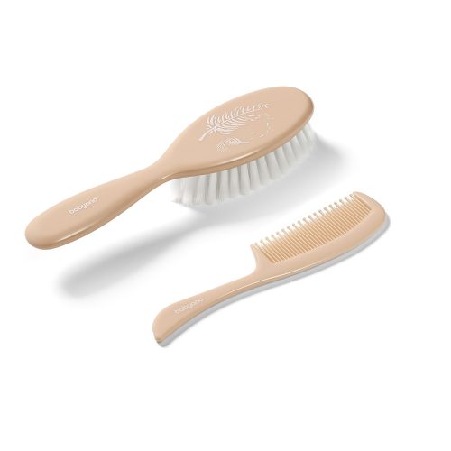 BabyOno fésű-kefe szuperpuha sörtékkel bézs 569/05