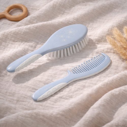 BabyOno fésű-kefe puha sörtékkel kék 570/05