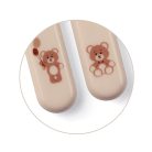 BabyOno evőeszköz-készlet rozsdamentes acél bézs maci 1065/03