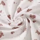 BabyOno textilpelenka színes 3db púderrózsaszín rózsamintás 348/13