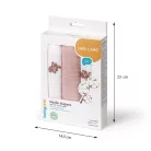 BabyOno textilpelenka színes 3db púderrózsaszín rózsamintás 348/13
