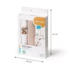 BabyOno textilpelenka színes 3db bézs macimintás 348/14