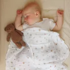 BabyOno textilpelenka színes 3db taupe macimintás 348/15